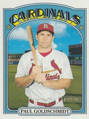Paul Goldschmidt - 2021 Topps Heritage Series Baseball Card